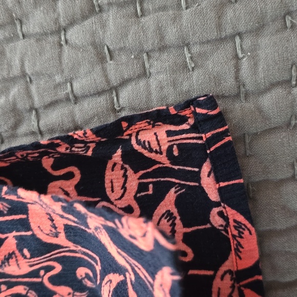 JCrew Factory Flamingo Print V-Neck Tunic - Picture 5 of 9